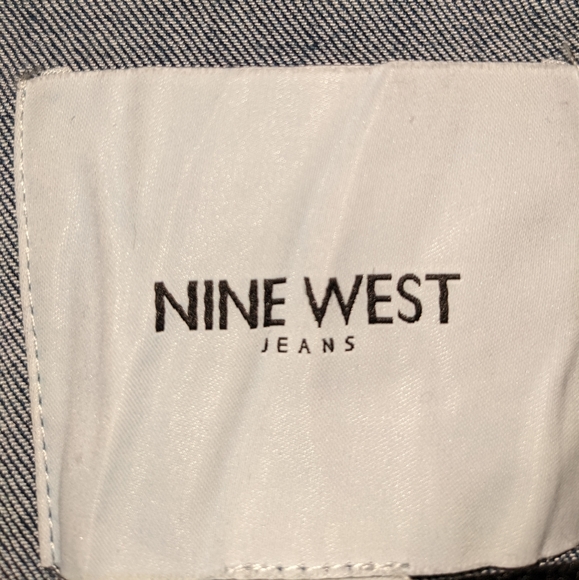 Dark Denim Nine West Jean Jacket - Picture 3 of 4